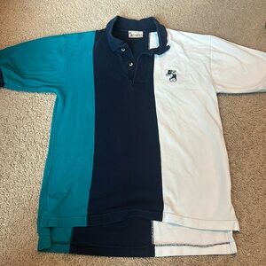 Men’s Walt Disney World golf Mickey tri color Polo. Size Medium